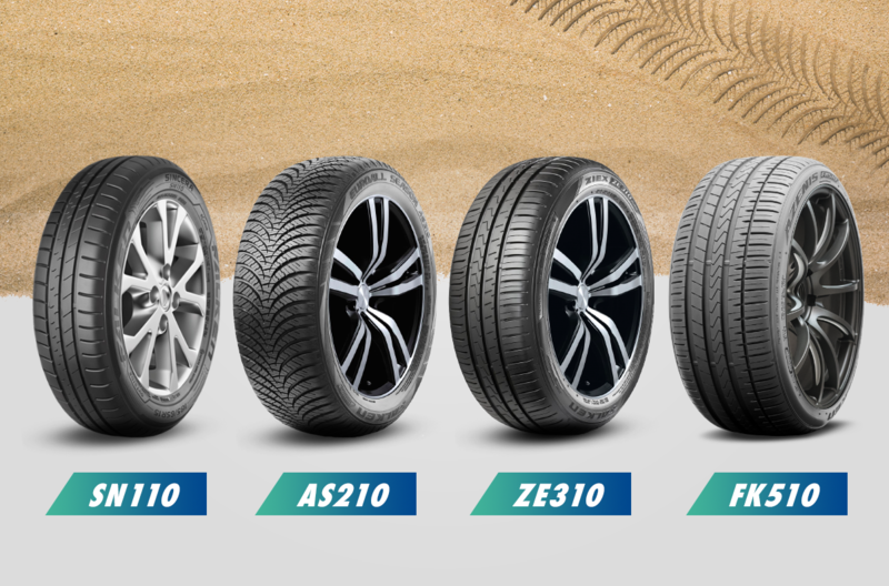 Falken tyres are<br>synonymous with reliability