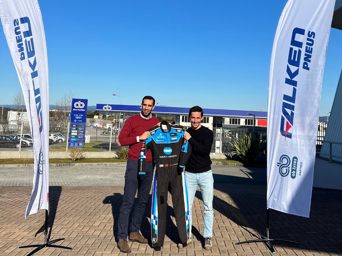 AB Tyres renova parceria com Filipe Albuquerque como embaixador da marca Falken em Portugal